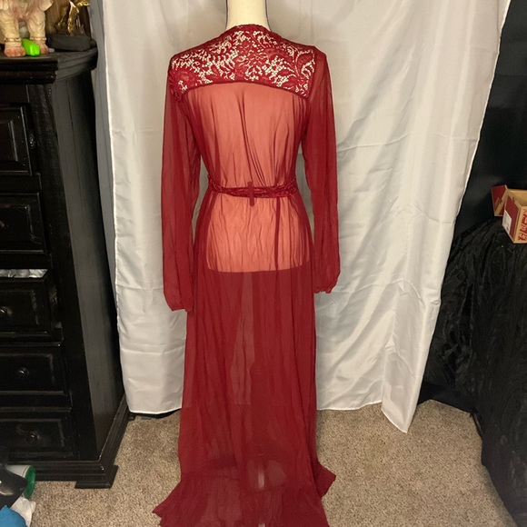 💸 Red Long kimono - Picture 7 of 13